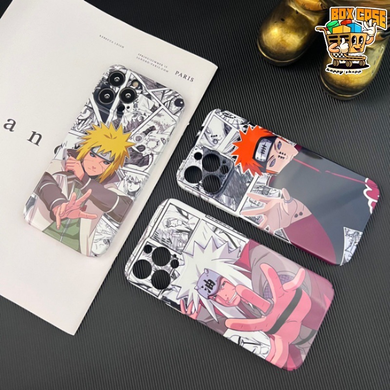 MN169 กรณีปลอก Handphone Pc Full Hardcase Softcase ฟิล์ม Naruto Jiraiya ปวด Yahiko Obito มินาโตะ Sas