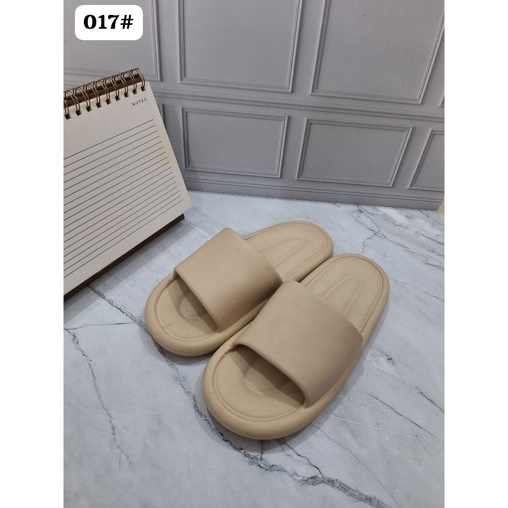 SLIP ON SANDALS HOUSE SANDALS รองเท้าแตะ LATEST SLOP สําหรับผู้หญิง - ผู้ชาย ~ 017
