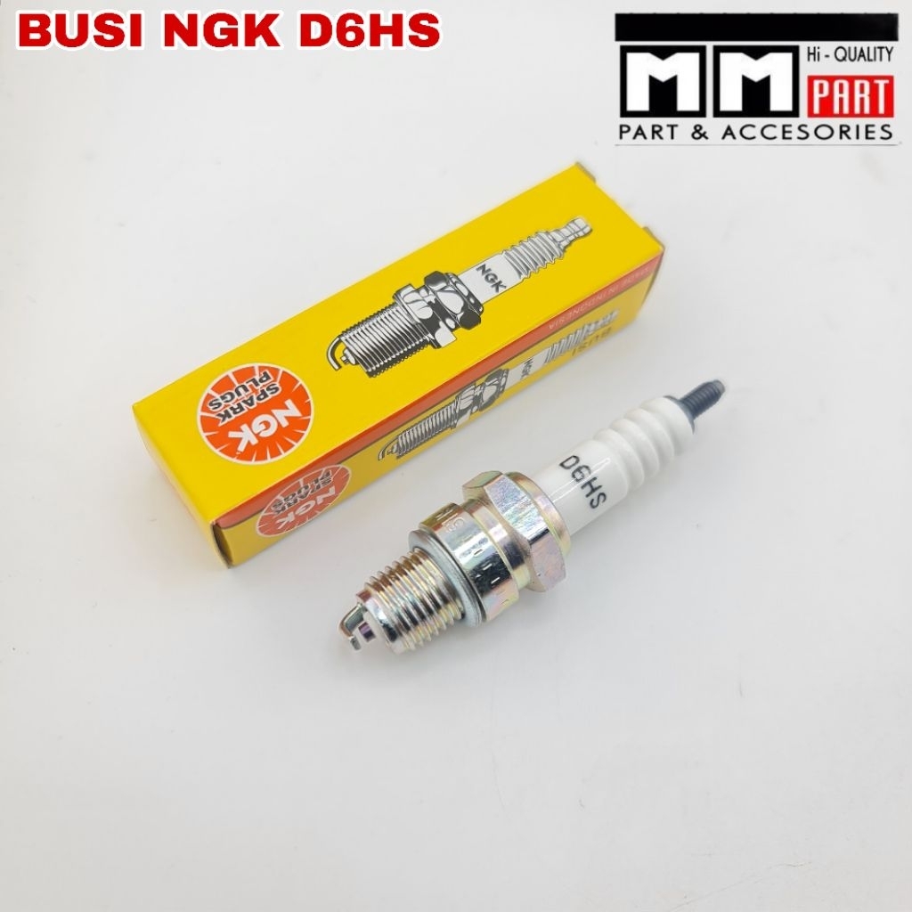 หัวเทียน NGK D6HS SPARK PLUG - หัวเทียน NGK D6HS สําหรับรถจักรยานยนต์ C70 C90 เก่า
