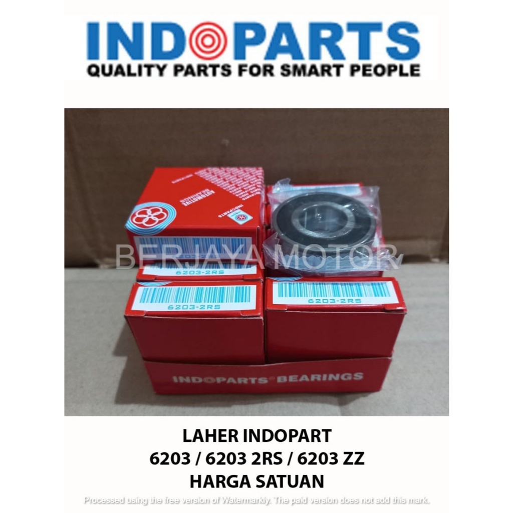 LAHER BEARING 6203 6203 2RS 6203 ZZ INDOPART