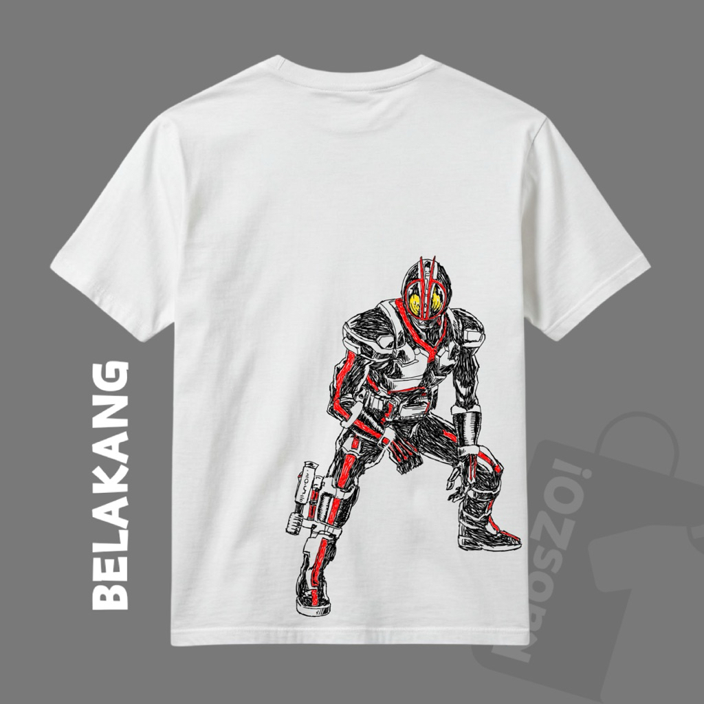 คาโซโซ! - เสื้อยืดสตรีทแวร์ - Kamen Rider Series - เสื้อยืด Kamen Rider 555 Faiz - MK013