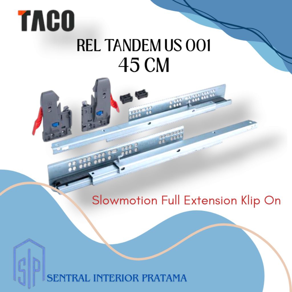 TACO US 001 SLOWMOTION FULL EXTENSION CLIP ON 45CM