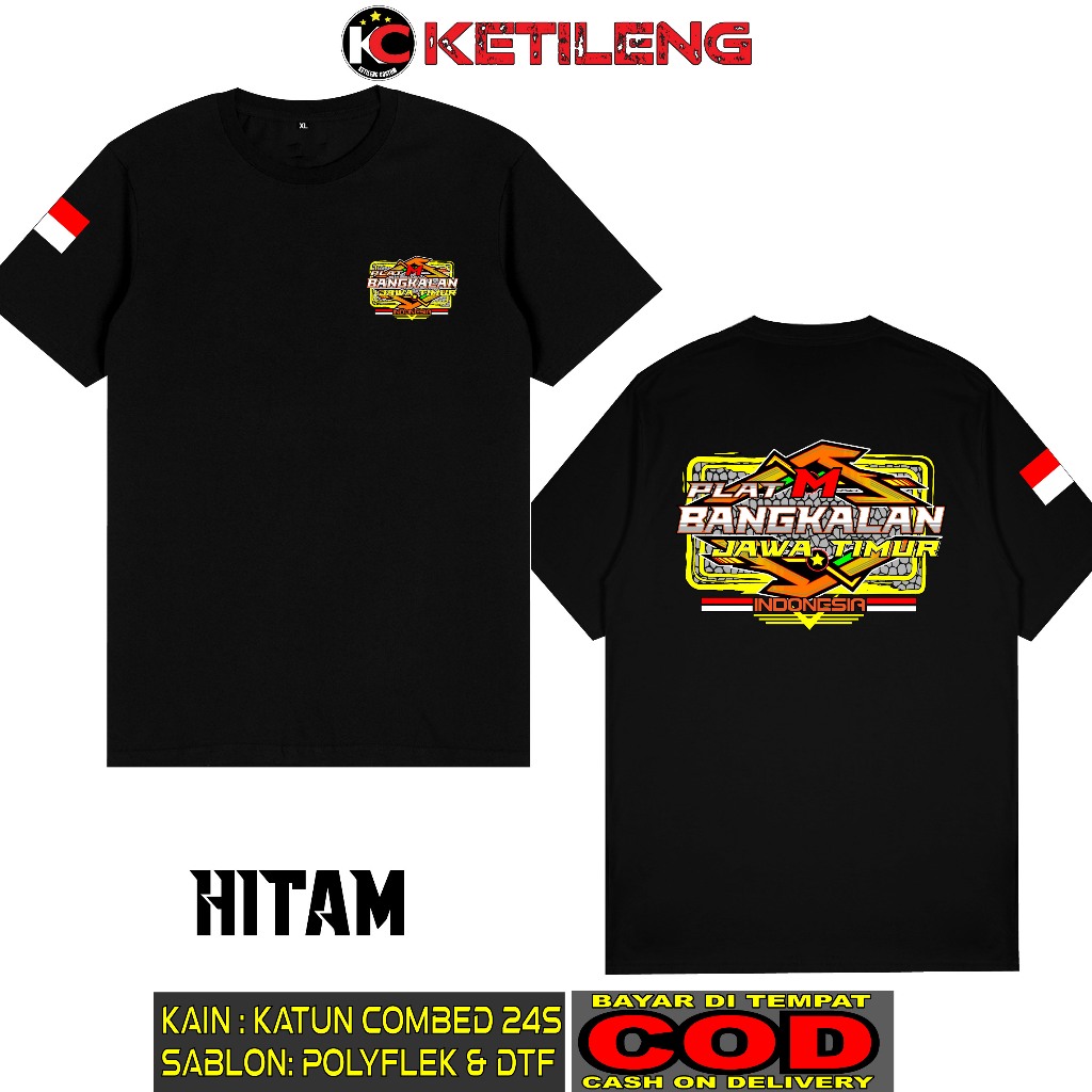 M BANGKALAN M2 PLATE เสื้อยืด, THICK 24S COMBED COTTON MATERIAL, เสื้อยืด DISTRO, เสื้อยืด COOL