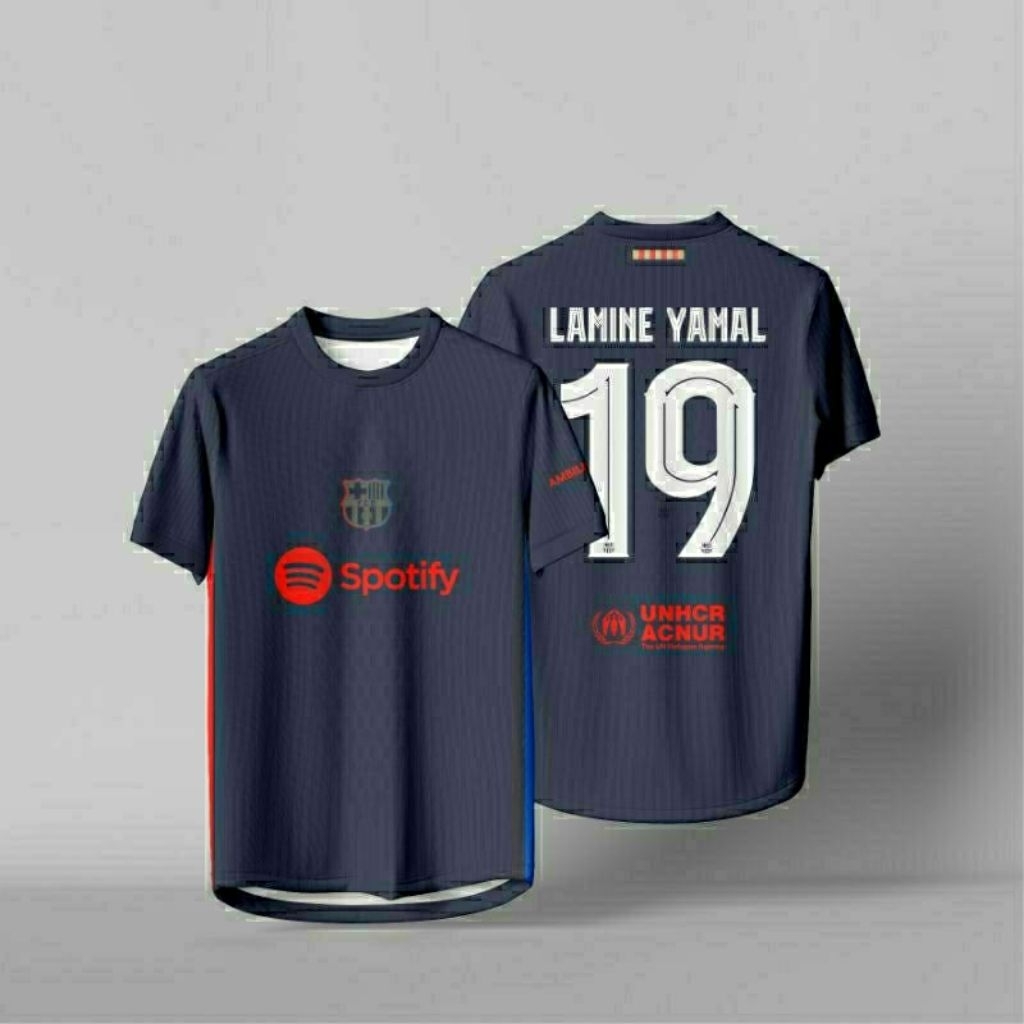 BARCELONA AWAY JERSEY 2024/2025 LAMINE YAMAL EDITION | ชื่อและหมายเลขกลับฟรี