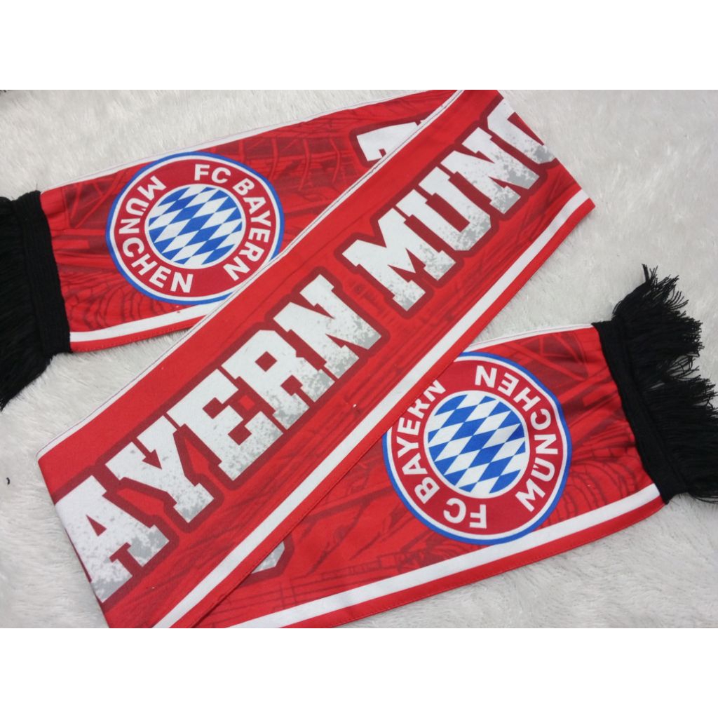 FC BAYERN MUNCHEN SCARF / BAYERN MUNCHEN / PRINTING / รอยแผลเป็น