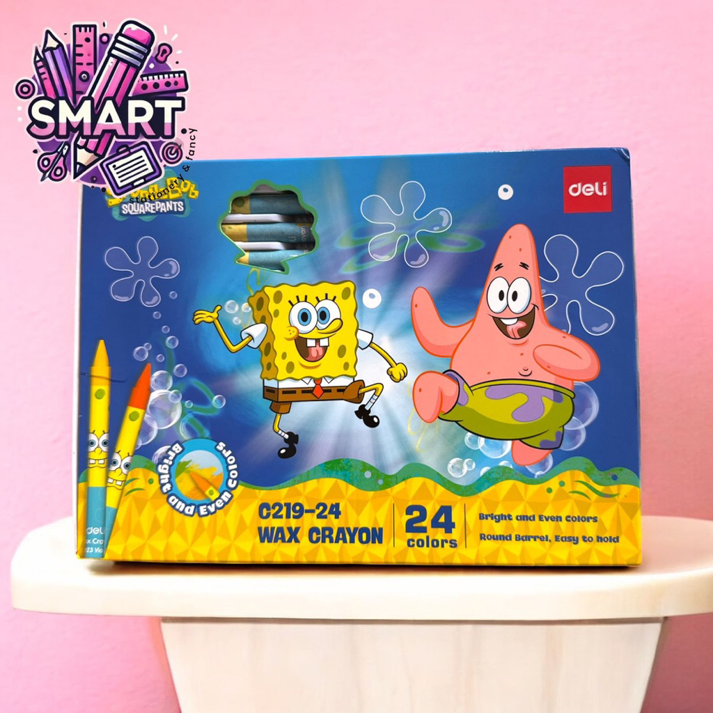 WAX CRAYON 24 สี - SPONGEBOB | C219-24