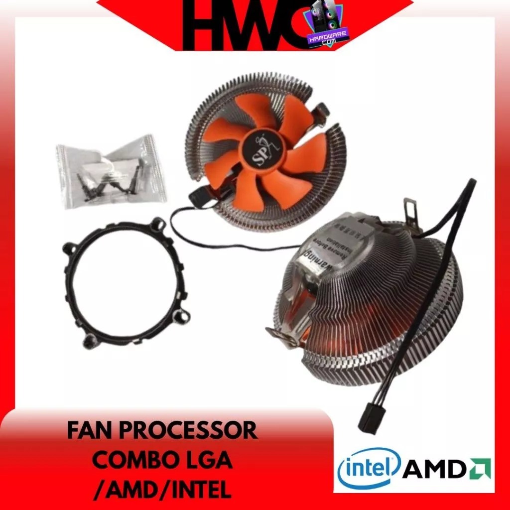 พัดลมโปรเซสเซอร์ LGA 775 / 1155 / Intel AMD Combo