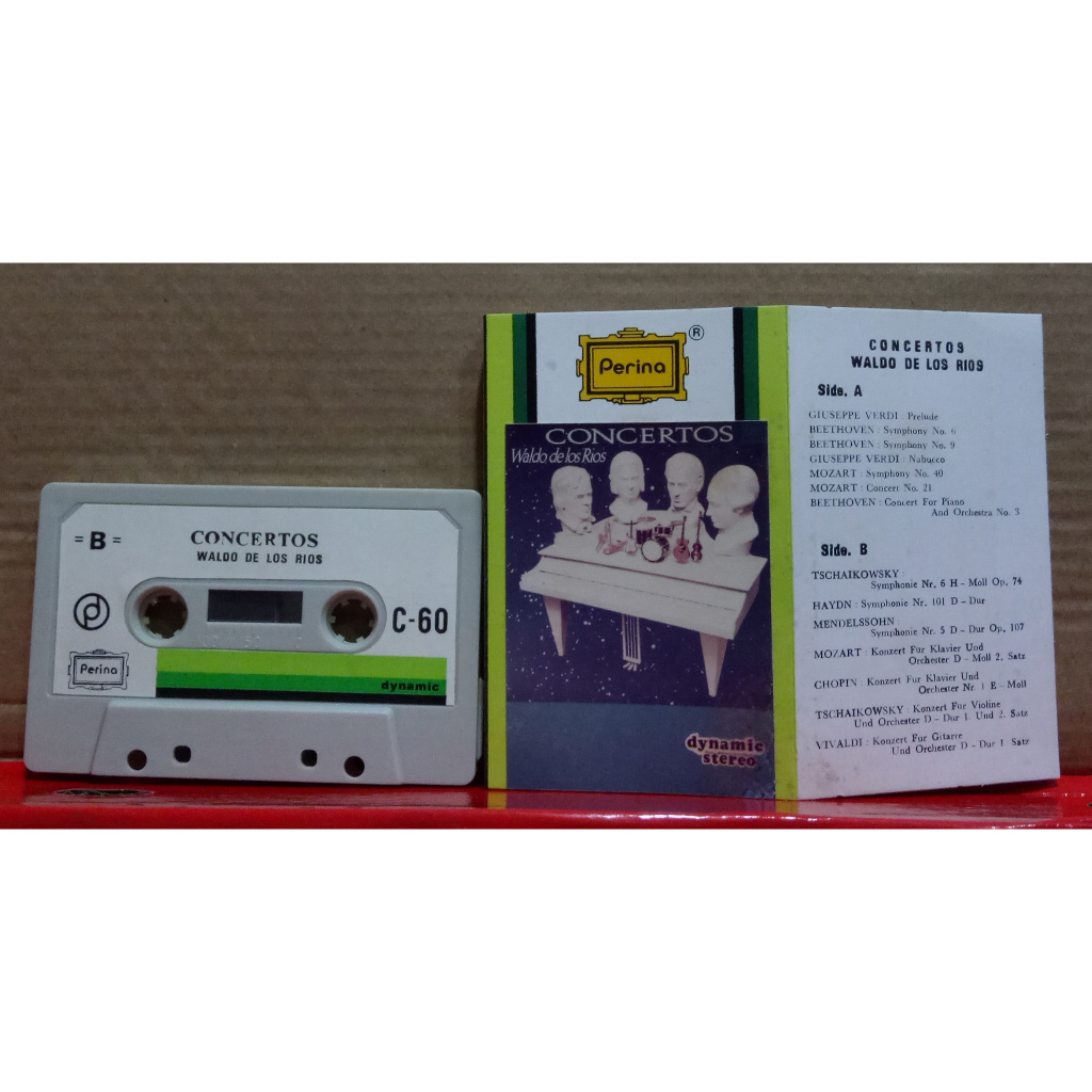 CONCERTOS - WALDO DE LOS RIOS - เทปคาสเซ็ต