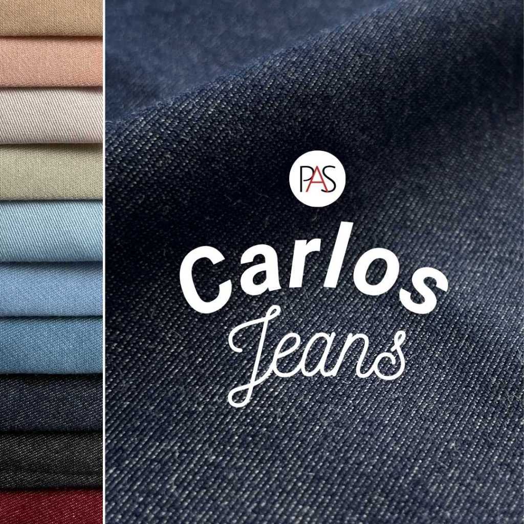 MINIMAL [MINIMUM 2X CLICK สําหรับ 1 YARD] กางเกงยีนส์ผ้า/Jeanswest ขายปลีกพรีเมี่ยมคาร์ลอสกางเกงยีนส