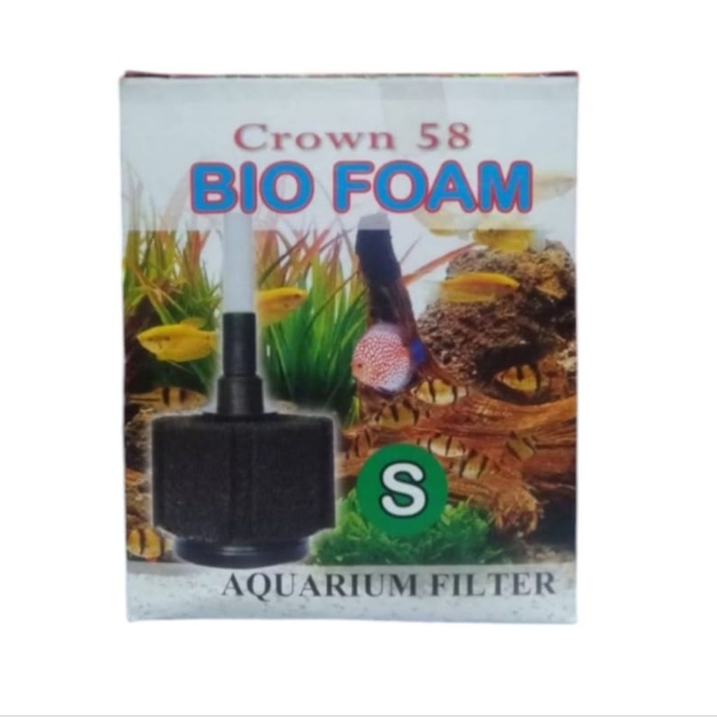 Bio Foam Filter Crown 58 Small S Aquarium