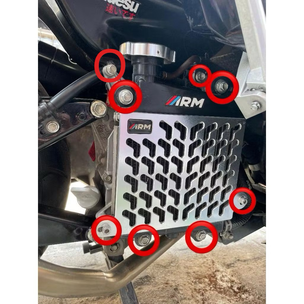 STAINLESS STEEL BOLT 2 NMAX AEROX RADIATOR KEYS ราคา 8 BOLTS