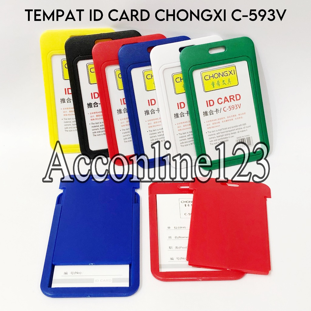ID Card Holder Name Tag C-593 / ID Card Holder Casing / Name Tag ID Card