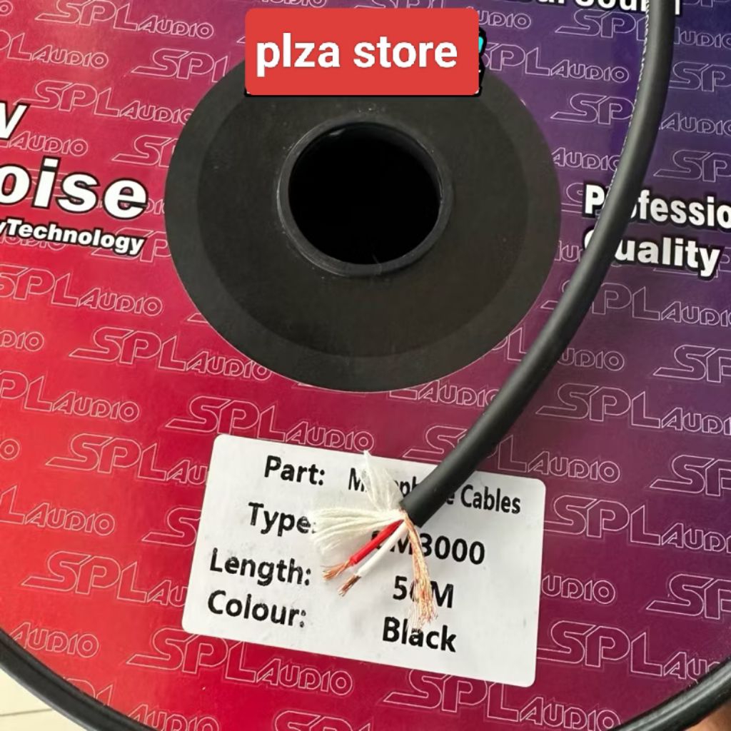 SPL Audio CM3000 CM-3000 สายไมโครโฟน (ขายปลีกต่อเมตร)