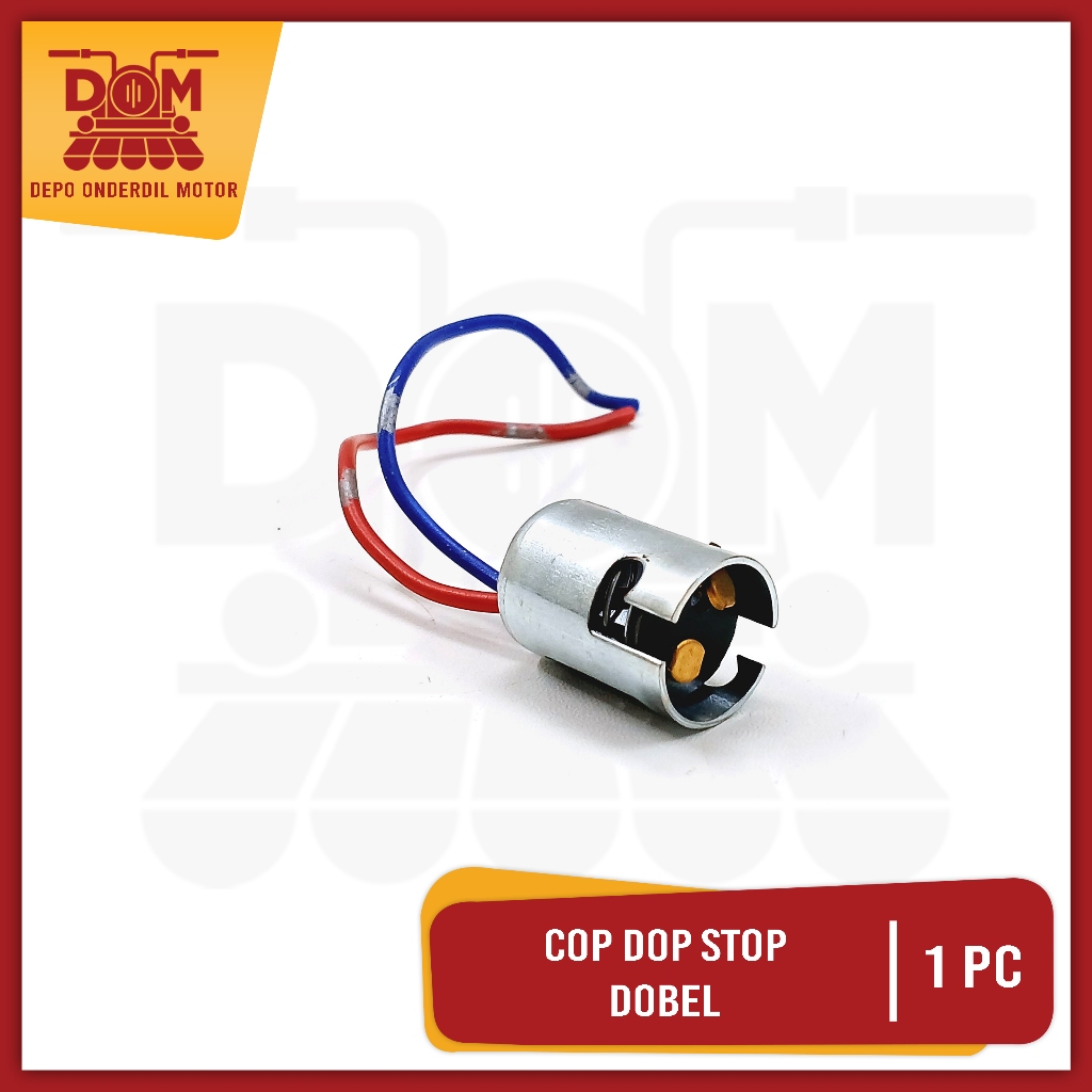 Double Stop Cap (PSP) Universal 2 จุด Double Stop Cap ด้านหลังหลอดไฟ Fitting
