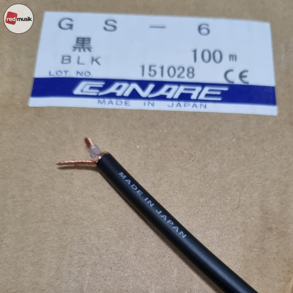 Canare GS-6 GS6 GS 6 สายกีต้าร์ Canare สายเครื่องมือญี่ปุ่น
