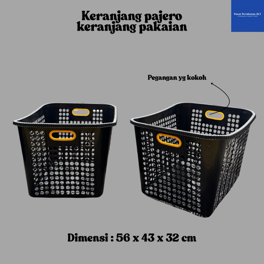 PAJERO - LAUNDRY BASKET DIRTIES BASKET MULTIPURPOSE BASKET LAUNDRY BASKET