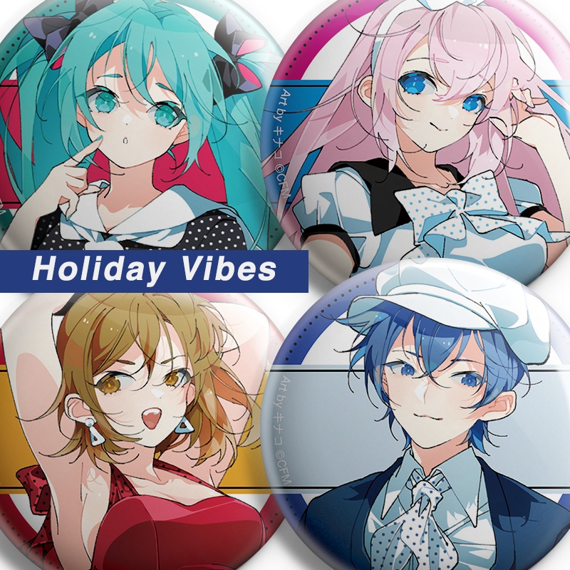 โครงการ Sekai Vocaloid Pin Holiday Vibes Hatsune Miku
