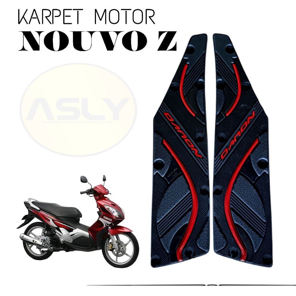 ASLY พรมมอเตอร์ Nouvo Z ยางคุณภาพพรีเมี่ยม