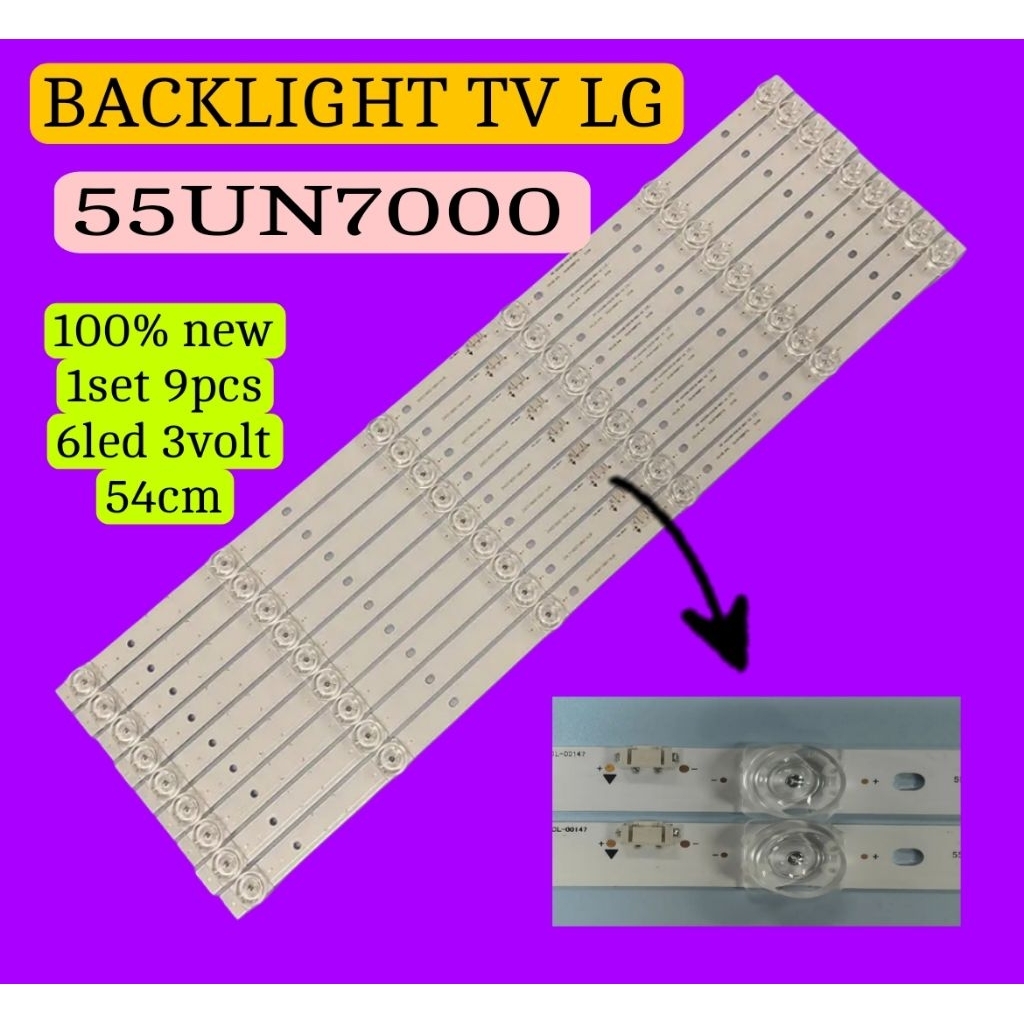 LG 55UN7000 55UN7000PTA BL TV LED BACKLIGHT LAMP