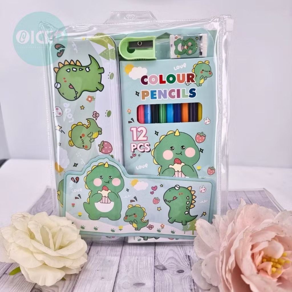 ชุดศึกษา + Skype Jum / ชุดศึกษา ดินสอสี / Atk / อุปกรณ์การเรียน