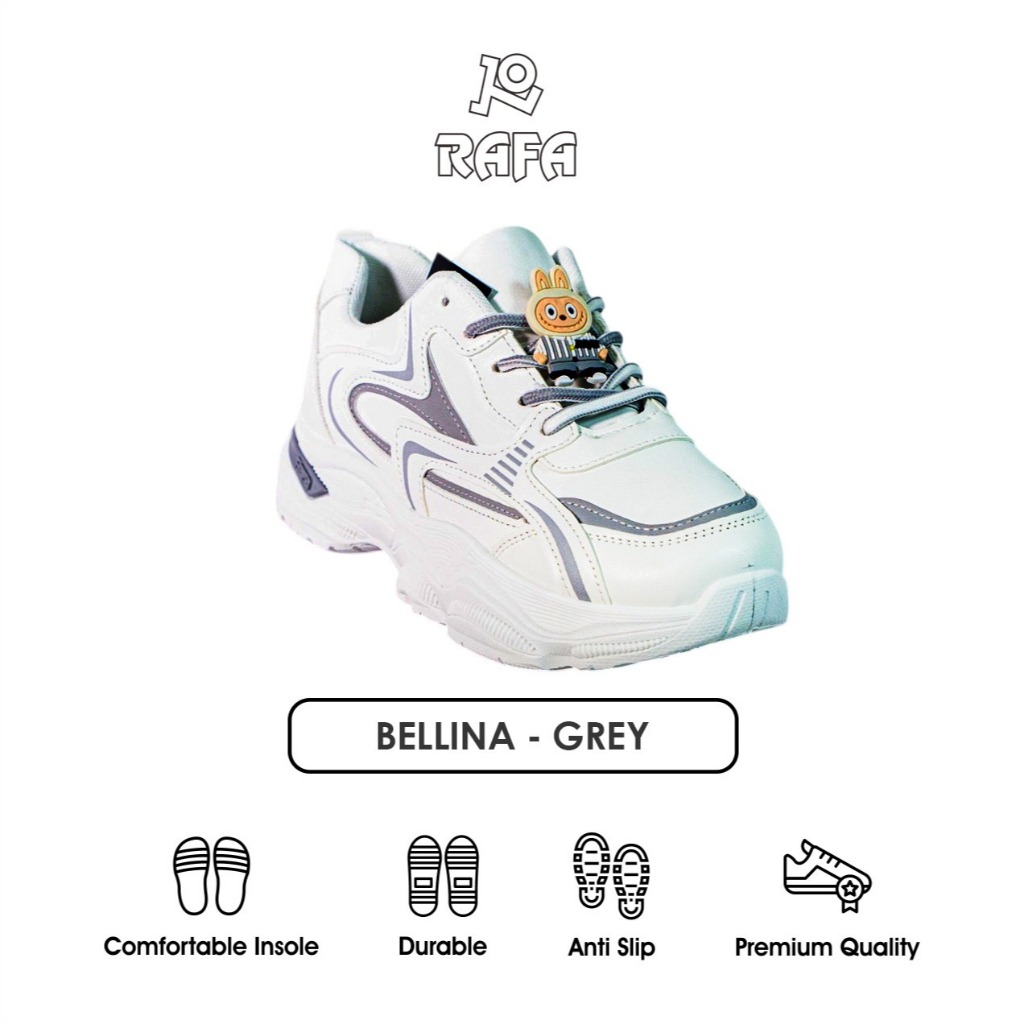 [ซื้อ 1 แถม 1] รองเท้าผ้าใบ Rafa Bellina - รองเท้าผ้าใบลําลองผู้หญิง Rafa รองเท้าอินโดนีเซีย