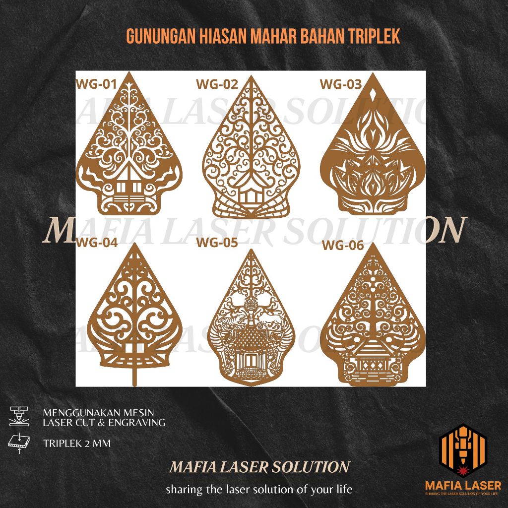 PLYWOOD DECORATIVE MOUNTAIN