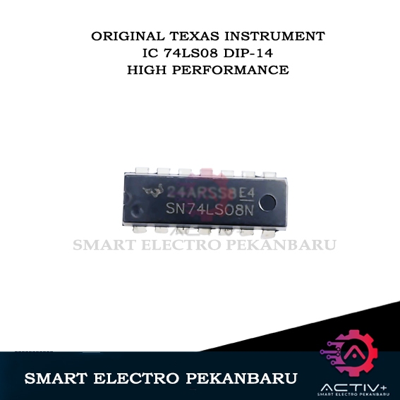 ต้นฉบับ IC 74LS08 DIP-14 TEXAS INSTRUMENT 7408 และ LOGIC GATE 74LS 08 74 LS08 CD7408 SN74LS08N 74HC0