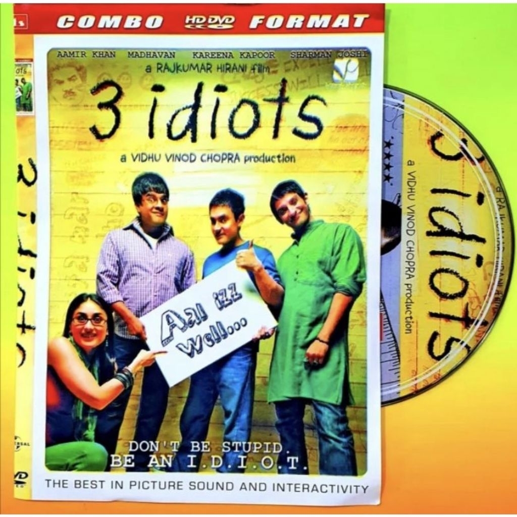 INDIAN FILM CASSETTE AAMIR KHAN 3 IDIOTS