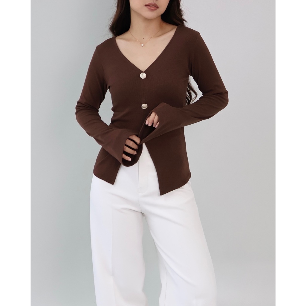 RUKA TOP PREMIUM เสื้อแขนยาวผู้หญิง | ไหมพรมแขนยาว | เสื้อไหมพรม