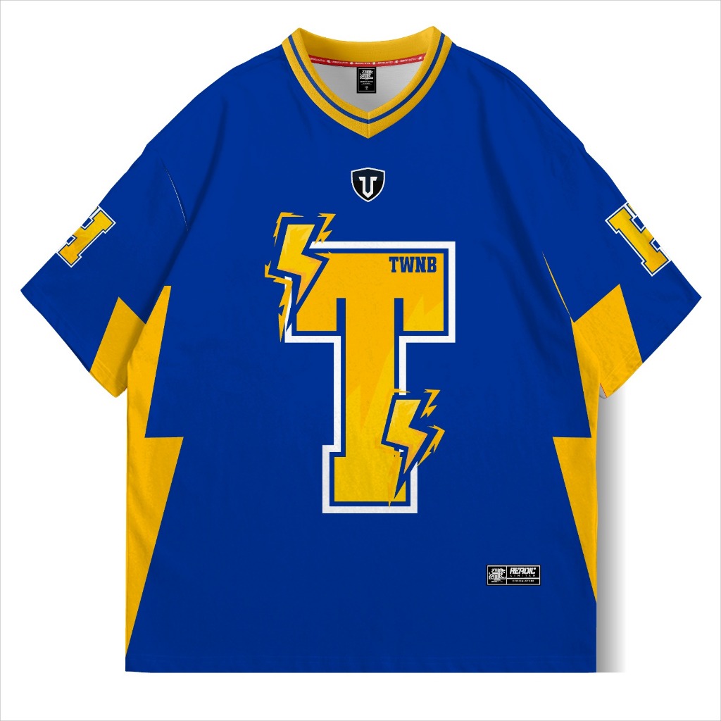 TWNB JERSEY OVERSIZE LIGHTNING SERIES - JERSEY OVERSIZE - JERSEY VINTAGE - JERSEY DRY FIT - JERSEY H