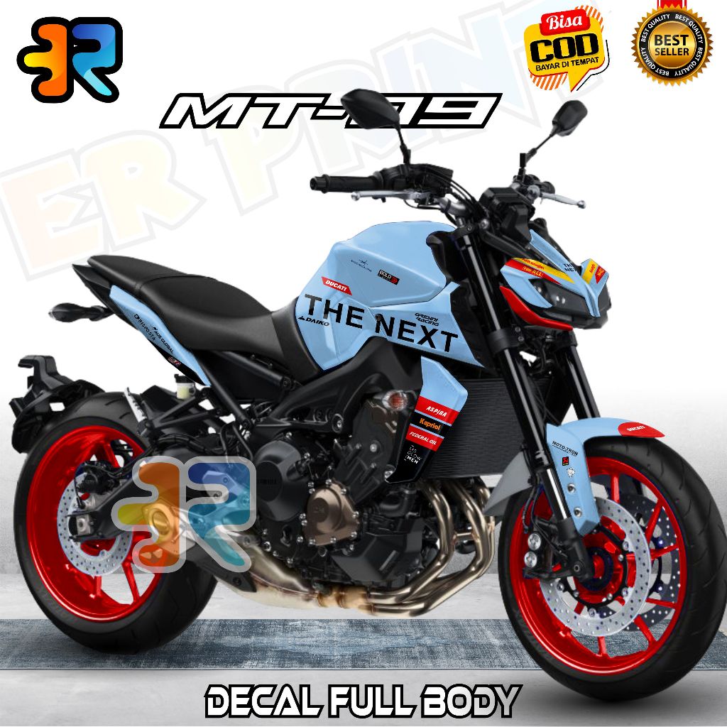 Decal MT 09 Full Body Sticker Design Variation The Next Gresini