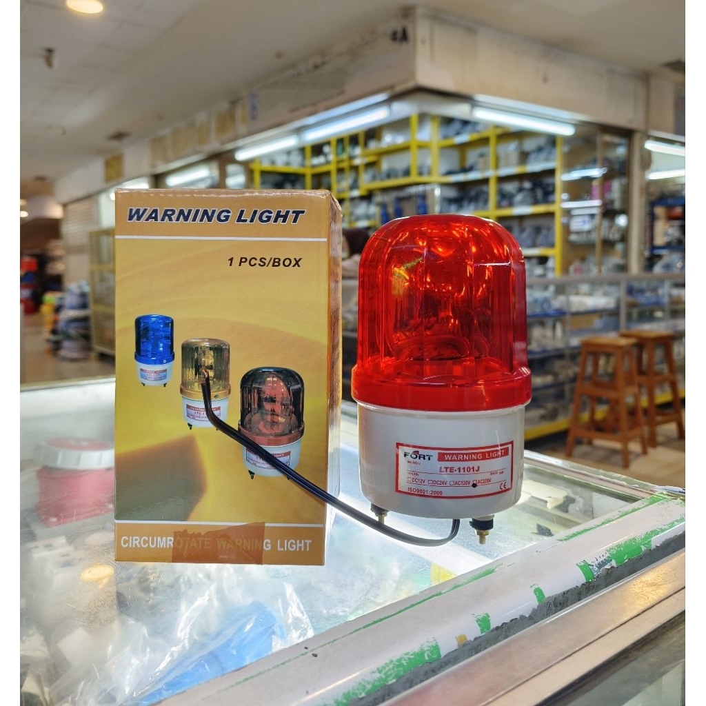 FORT LTE-1101 โคมไฟโรตารี่/โคมไฟที่จอดรถ + ไฟเตือน LTE-1101J พร้อม Buzzer