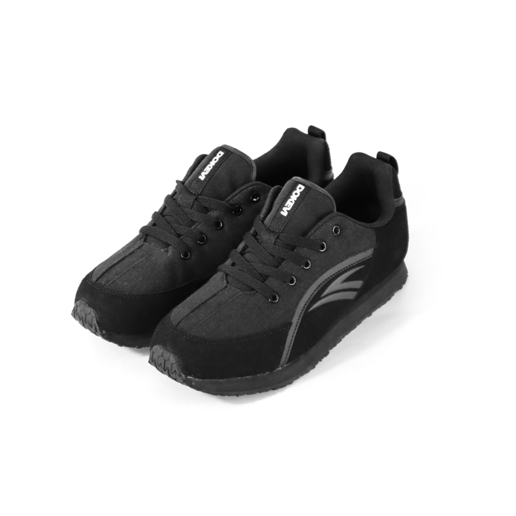 DOKEVI - Eclipse สีดําล้วน | รองเท้าผ้าใบ | รองเท้าลําลอง