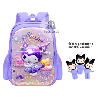 tas ransel sekolah anak tk perempuan// tas anak timbul nyala led// tas an// tas kuromi// tas labubu