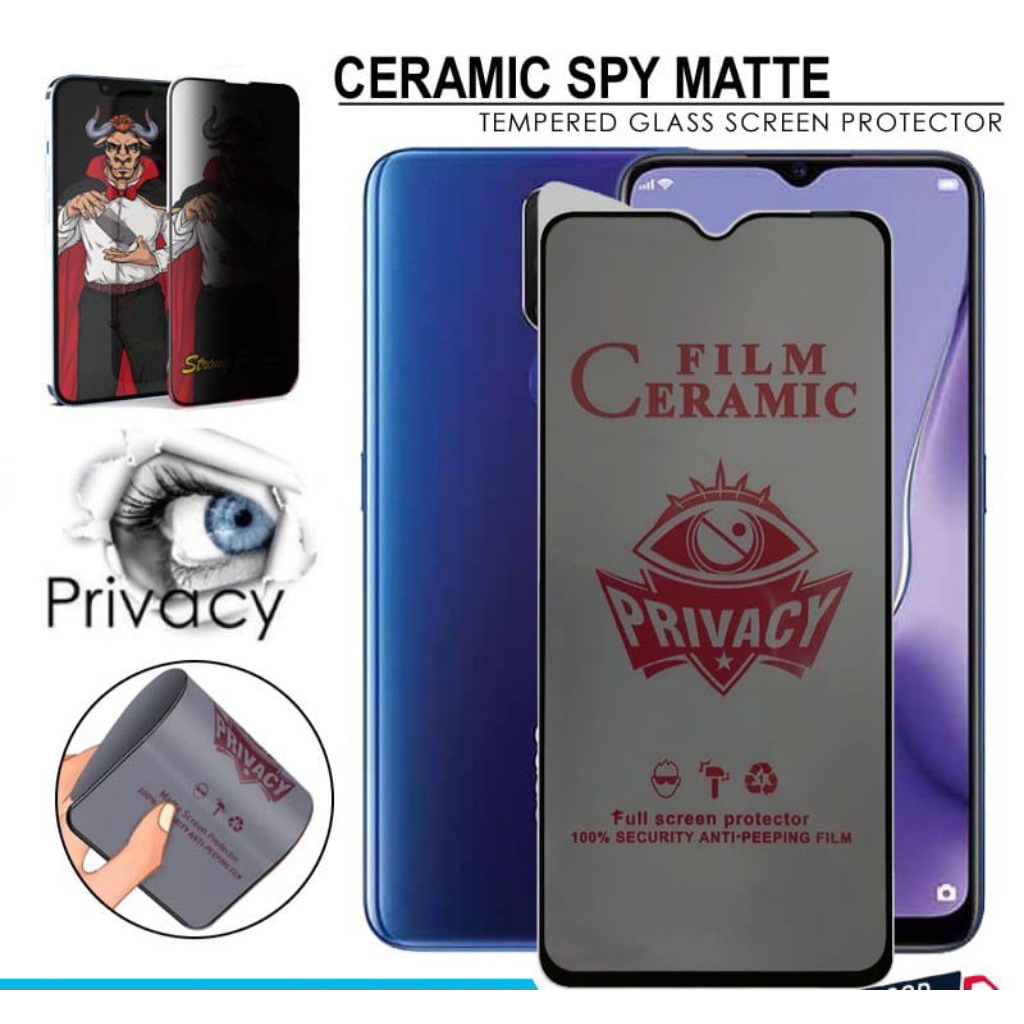 เซรามิค Matte SPY Xiaomi A1 A2 A2 Lite 5x 6x 8 Lite 9 9 Pro 9X 9 Lite 9 SE 9T Pro 10i 10T Pro 10T Li