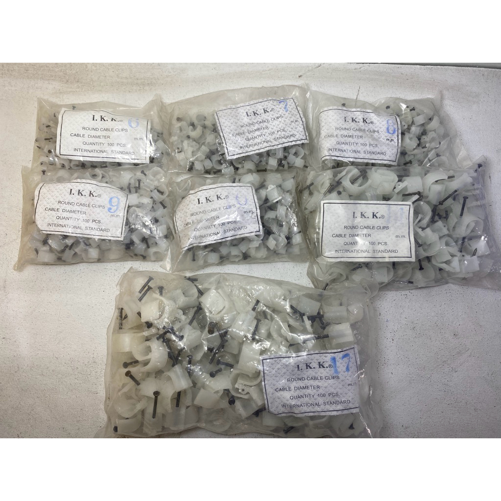 CABLE CLAMP/ CABLE CLAMP NAIL/ CABLE CLAMP NAIL IKK/ CLAMP NO. 6, 7, 8, 9, 10, 14, 17