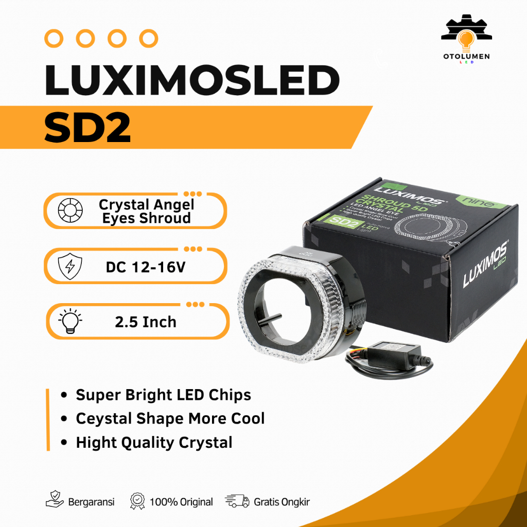 2.5 นิ้ว RGB Bild Shroud โดย Apps บลูทูธ 200 โหมดยินดีต้อนรับ BMW อะคริลิคคริสตัล 5D SD2 - LUXIMOS