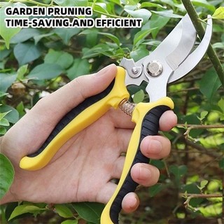 Gunting Stainless Shear Tree Trimming ringan untuk memotong dahan stek ranting tanaman bonsai Tajam COD