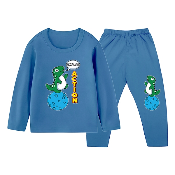 Dino Boys/Girls Pyjamas Long Suit Boys\Girls Age 1-10 Years Size SML XL XXL 133