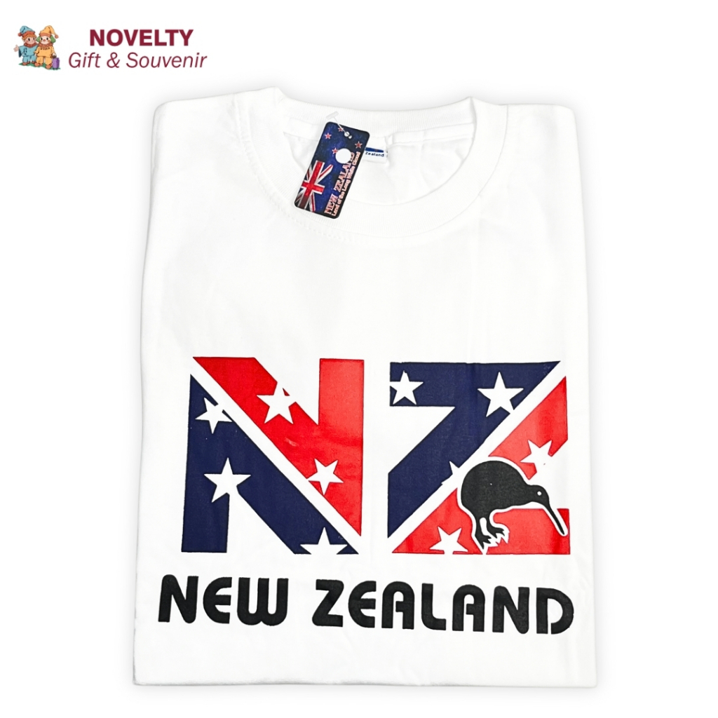 เสื้อยืด NZ ของที่ระลึกจากนิวซีแลนด์