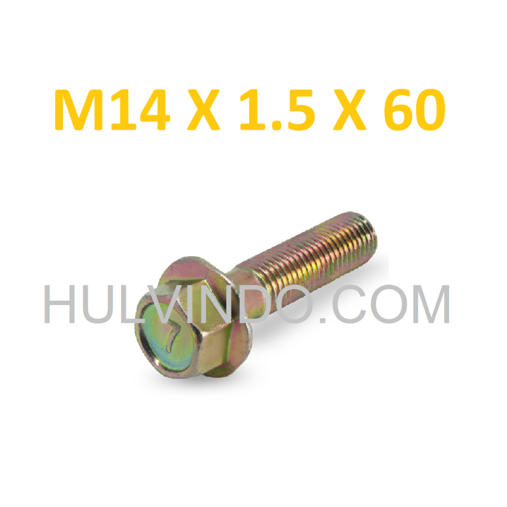 FLANGE BOLT / FLANGE BOLT 7 สีเหลือง M14 X 60
