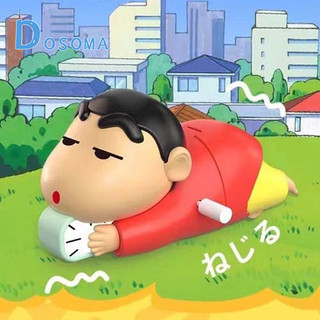DOSOMA Figure Crayon Shinchan Dynamic Life Bisa Gerak Mainan Ornamen Shinchan Males Bangun