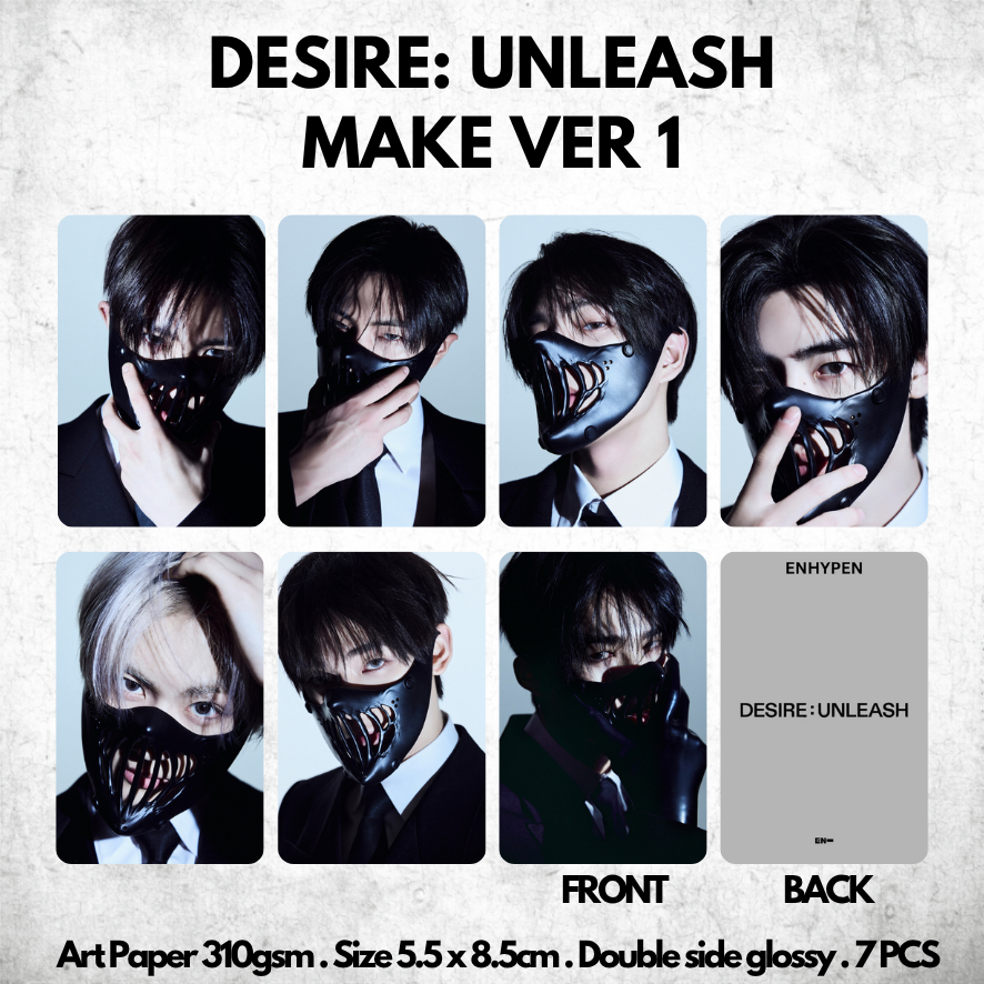 [KUKIRA] Enhypen Desire Unleash Photocard