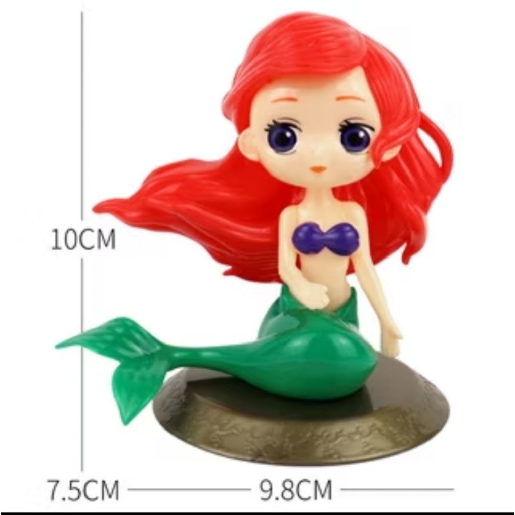 Ariel Mermaid Topper / Ariel Mermaid Figure ตกแต่งเค้กวันเกิด