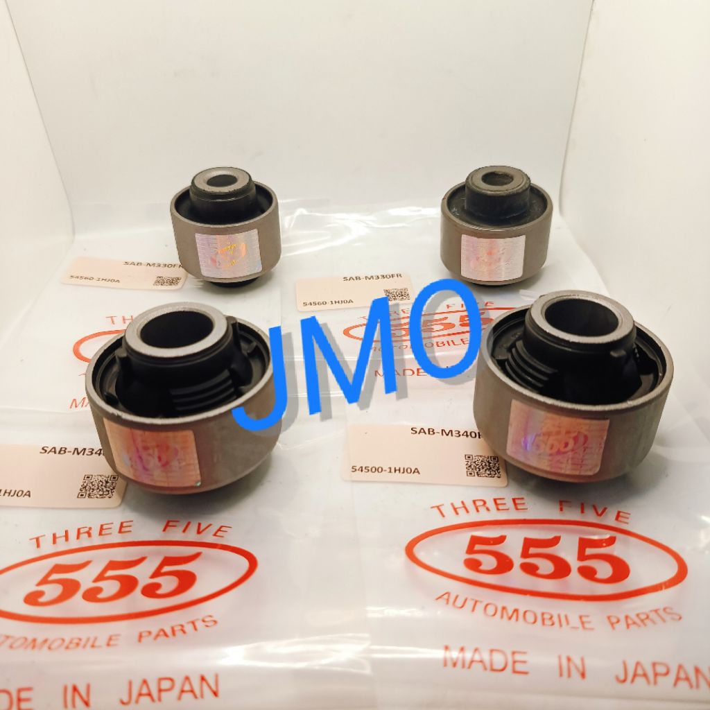 BUSHING ARM SET LARGE SMALL NISSAN MARCH DATSUN GO 555 JAPAN ORIGINAL 4 ชิ้น