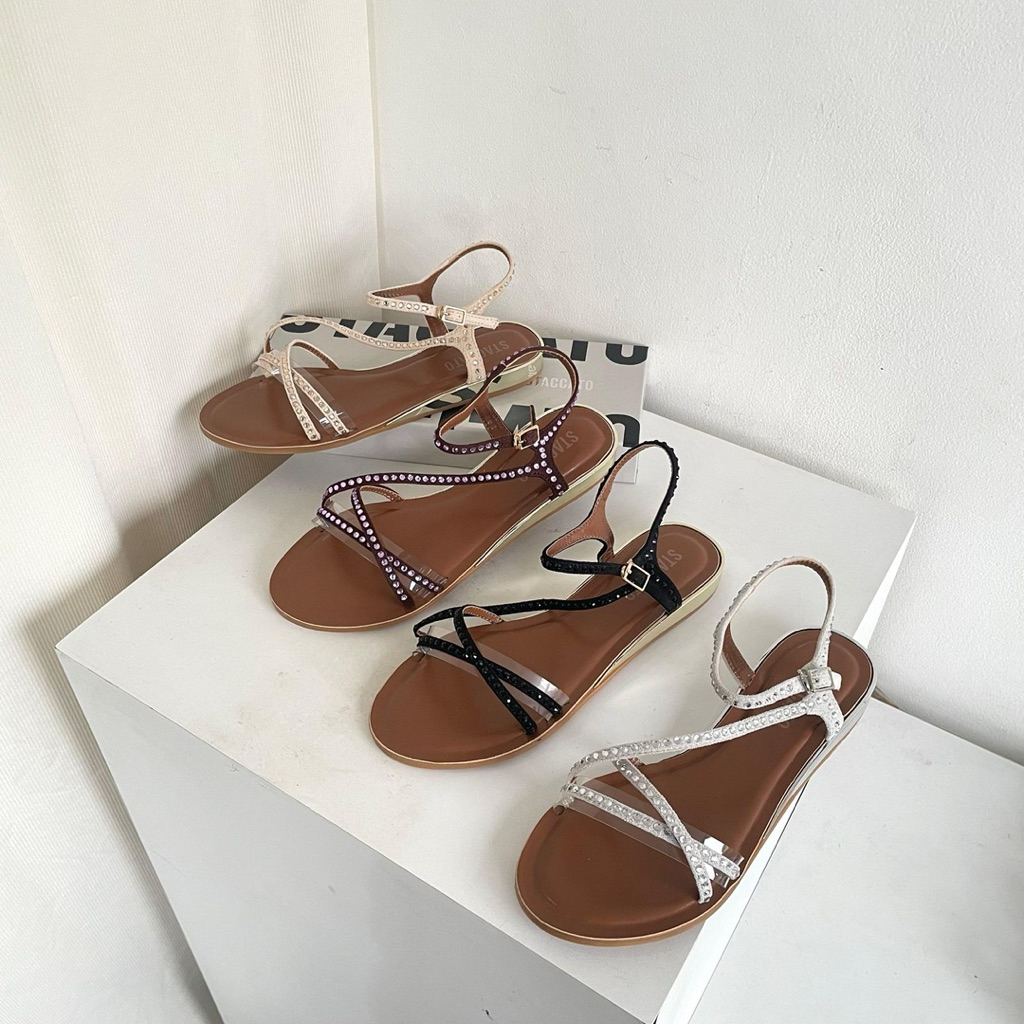 STACCATO SANDALS FLAT SANDALS ผู้หญิง 014