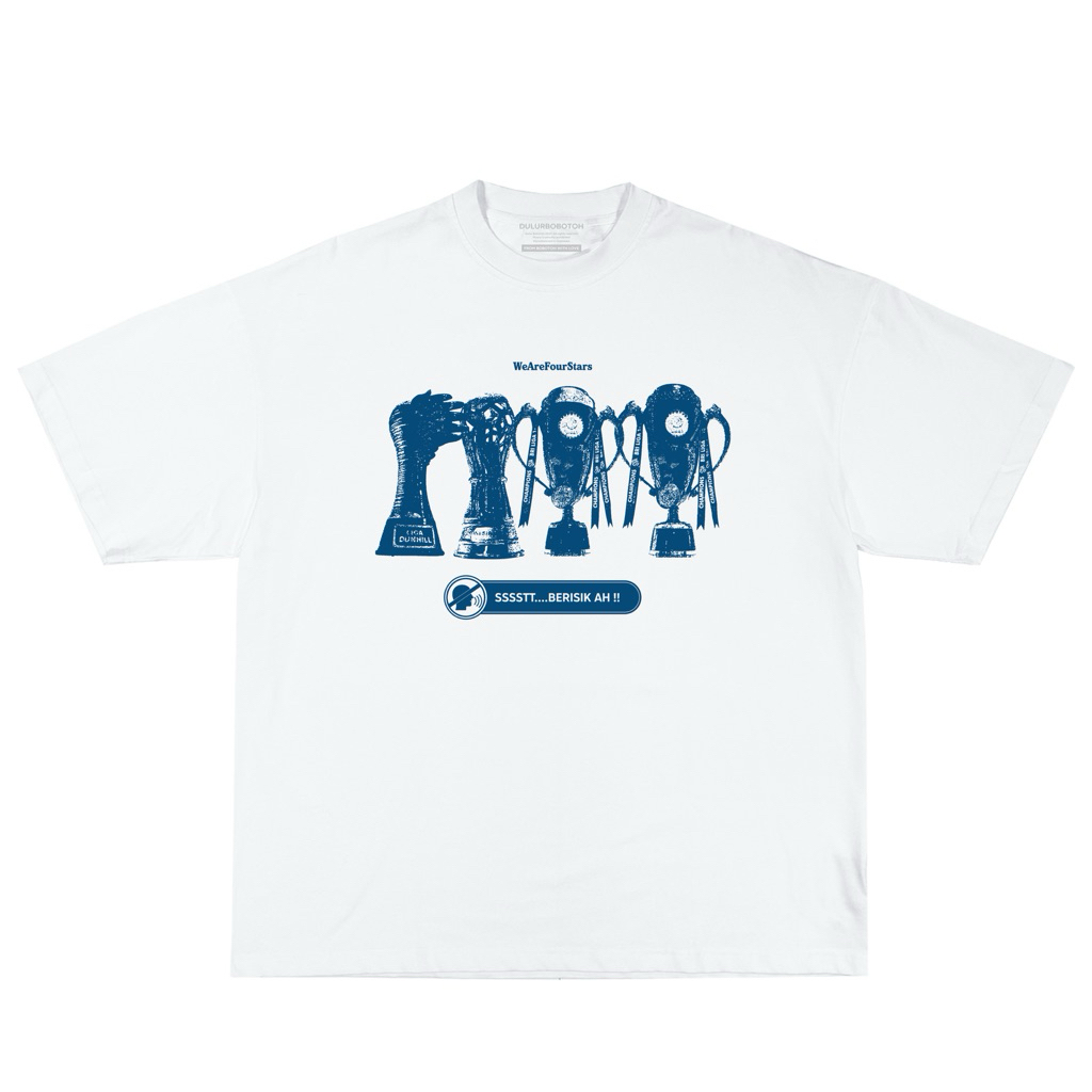 X TBS อันดับแรก | เสื้อยืด PERSIB CHAMPIONS FOUR STARS