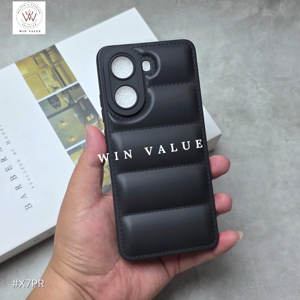 Poco X7 Pro 5G Case Pillow / Case Pillow Softcase Black Poco X7 Pro 5G