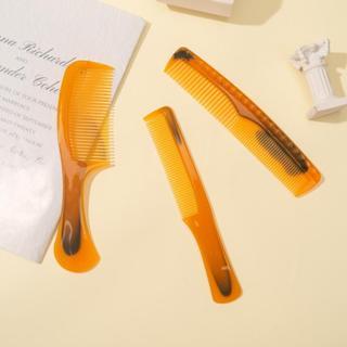 หวีด้ามไม้สีน้ําตาล / หวีพลาสติกขนาดใหญ่ขนาดใหญ่ขนาดใหญ่สําหรับ SCHOOL SALON 22 ซม.