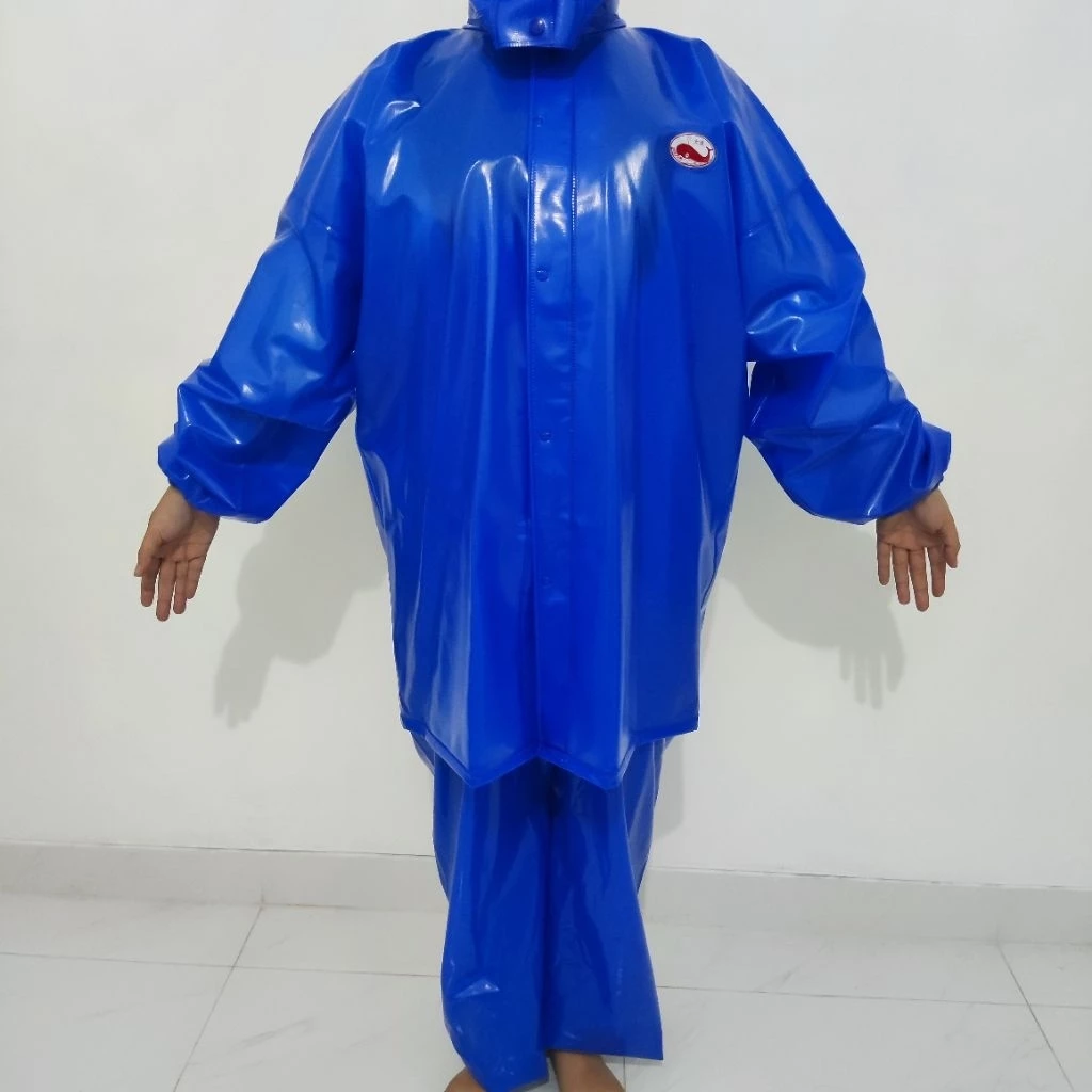 WHALE CAP เสื้อกันฝนแบบเสื้อและกางเกง รุ่น STRAP RUBBER WAIST thumbnail 10